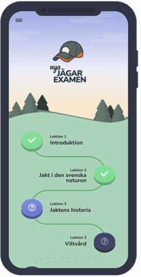 nya jägarexamen app